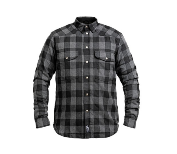 JDL5004 JOHN DOE МОТОРУБАШКА Motoshirt Grey/Black